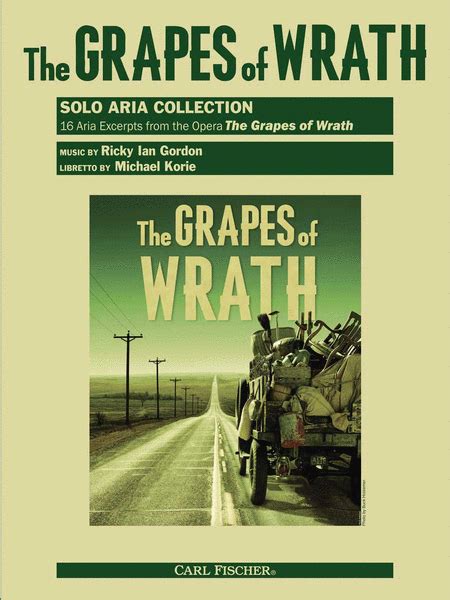  The Grapes Of Wrath Solo Aria Collection by Ricky Ian Gordon